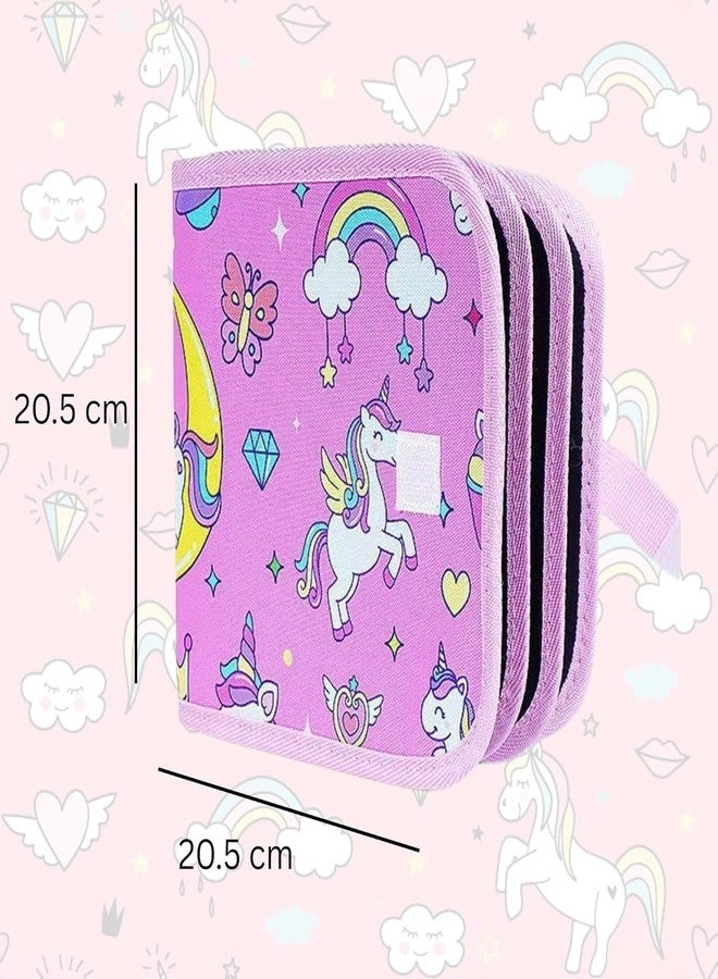 FINEMOE Reusable Doodle Book Set for Kids, 14 Page Erasable Drawing Notebook with 12 Sketch Pens, 2 Wipes, Fun Painting Activity & Stationery Kit, Age 3-12 Gift (Unicorn), Multicolor - Image 2